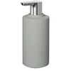 Image de blomus Creto - Distributeur de savon liquide - Couleur : micro-puce - 190 ml - Diamètre : 7 x 16,5 cm - En béton naturel - Antidérapant - Gris