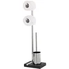 Image de Blomus Menoto 68663 Portant brosse et papier toilette Brillant
