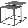 Image de Blomus Unisexe - Lot de 2 Tables d'appoint - 65985 - Gris Acier - Taille Unique