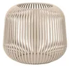 Image de blomus Lanterne Lito | Nomad | Taille S | 20L x 20P x 17H cm | Porte-Bougie Beige | Photophore en Acier Inoxydable | Lanterne déco | Photophore d’intérieur Petit