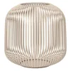 Image de blomus Lanterne Lito | Nomad | Taille M | 28L x 28l x 27H cm | Bougeoir Beige | Photophore en Acier Inoxydable | Lanterne décorative | Photophore d'intérieur Moyen
