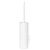 Image de blomus Brosse de Toilette avec Support Mural Modo, Brosse de Toilette, Acier Plastique Blanc
