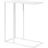 Image de Blomus FERA Table d'appoint Blanc 50 x 25 x 58 cm Table Basse en Acier pour Couloir, Salon, Chambre à Coucher, Bureau Blanc