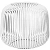 Image de blomus Lanterne Lito | Blanc | Taille S | 20L x 20P x 17H cm | Porte-Bougie Blanc | Photophore en Acier Inoxydable | Lanterne déco | Photophore d’intérieur Petit