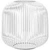 Image de Blomus Lanterne Lito - Blanc - Taille M - 28 L x 28 l x 27 H cm - Bougeoir Blanc - Photophore en Acier Inoxydable - Lanterne décorative - Photophore d'intérieur Moyen