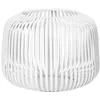 Image de blomus Lanterne Lito - Blanc - Taille XS - 14 L x 14 l x 10 H cm - Bougeoir Blanc - Photophore en Acier Inoxydable - Lanterne décorative - Photophore d'intérieur