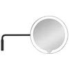 Image de Blomus Miroir cosmétique LED MODO avec Support Mural Noir 66352
