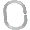 Image de WENKO Anneaux pour rideau de douche transparents, lot de 12