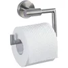 Image de WENKO Porte Papier Toilette Modèle Bosio | Porte Rouleau Papier WC Design en INOX sans Couvercle | Accessoires Salle de Bain INOX | Dimensions 15 x 10,5 x 6,5 cm | Couleur argentée Mat