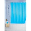 Image de WENKO Rideau de douche 180x200, bleu clair anti-calcaire