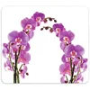 Image de WENKO Plaque multi Fleurs d'orchidées - pour plaques de cuisson vitrocéramiques, planche à découper, Verre trempé, 56 x 0.5 x 50 cm, Multicolore