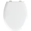 Image de WENKO Abattant Rieti - Abattant WC avec système d'abaissement automatique, 350 KG capacité de charge, Duroplast, 37 x 44.5 cm, Blanc
