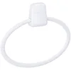Image de WENKO Anneau porte-serviettes Pure - Porte-serviettes, Plastique (ABS), 27.5 x 22 x 2.5 cm, Blanc