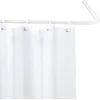 Image de WENKO Barre de Douche d'angle Universelle | Tringle Douche Angle | Longueur Adaptable avec 3 possibilités de Combinaison | Matériel de Fixation Inclus | Aluminium Inoxydable | 2cm | Blanc