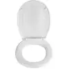 Image de WENKO Abattant WC Savio, Duroplast blanc, frein de chute WC-Abattants - Salle de bain