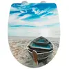 Image de WENKO Siège WC Boat High Gloss avec abaissement Automatique Multicolore