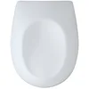 Image de WENKO Abattant WC Varoni | Siège WC avec Frein de Chute | Clipsable avec Fixation INOX Fix-Clip | Montage Facile | Design Ovale |Duroplast | DIM 35x44.5 cm | Blanc