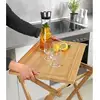 Image de Table pliante avec plateau amovible Lugo en bambou Wenko by Maximex