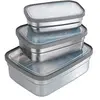 Image de WENKO Récipients alimentaires, acier inoxydable, 3 pièces