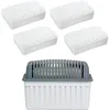 Image de WENKO Déshumidificateur chimique | Absorbeur d'humidité 1 kg avec recharge 4 pièces | Réduit l'humidité dans la maison et voiture | Idéal pour le garage | Couleur gris | Pratique et efficace