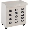 Image de Wenko - Trivo 62081100 - Panier à Linge Polyester Beige 56 x 35 x 60 cm 116 litres environ