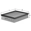Image de MAHLE Filtre à air LX422