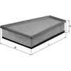 Image de MAHLE Filtre à air LX731 Compatible avec: CITROËN BERLINGO/BERLINGO FIRST Großraumlimousine (MF_, GJK_, GFK_, BERLINGO/BERLINGO FIRST Kasten/Großraumlimousine, XSARA, XSARA Break, XSARA Coupe