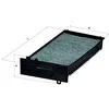 Image de MAHLE Filtre (air intérieur) LAK127 Compatible avec: CITROËN C5 I, C5 I Break