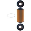 Image de MAHLE Filtre à huile Cartouche filtrante avec joint d'étanchéite OX 561D Compatible avec GINAF X-Series, DAF CF 85