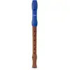 Image de Hohner B95862 flûte à bec soprano 2 pièces doigté baroque (modèle Alegra, bleu)