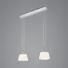 Image de BANKAMP Conus Suspension LED, à 2 lampes, nickel
