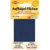 Image de Kleiber 30 x 6 cm Ruban Coton thermocollant réparation très Fin et Souple, Bleu foncé