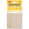 Image de KLEIBER Poche de sécurité Anti-vol, 140 x 200 mm, écru Noir