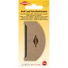 Image de Peigne en Bois pour Laine et Cachemire Marron 4,2 x 7,5 cm