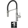 Image de Mitigeur avec douchette NALU finition nickel brossé