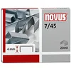 Image de Novus Agrafes 7/45 Zingué Contenu: 2000 Pièces