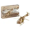 Image de Revell Tiny Adventures 00611   Hélicoptère   Maquette en bois à l'échelle 1/30   avec moteur Pull Back & Go   Largeur du rotor 30 cm