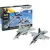 Image de Revell 05677- maquettes d'avions à Construire du Film Top Gun Maverick : F14 Tomcat et F18 Hornet, échelle 1/72