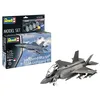 Image de Revell Lockheed Martin F-35A Lightning II 63799 Maquette en plastique à l'échelle 1:72 et accessoires