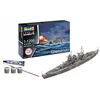 Image de Revell 75181 Kit de démarrage Battleship Gneisenau Échelle 1:1200 Maquette Plastique Non Construite avec Accessoires