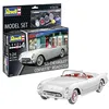Image de Revell Kit de modélisme 67718 '53 Chevrolet® Corvette® Roadster à l'échelle 1:24 en plastique non construit/non peint avec colle professionnelle Contacta, pinceau et peintures Aqua Color sélectionnées