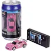 Image de Revell Control 23568 Mini télécommande de voiture de course rose, dans une boîte et cônes de circulation avec contrôle 27 MHz, échelle 1/58, 7,6 cm de long