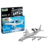 Image de Revell Maquette Boeing E-3A - Échelle 1:144 - Kit Maquette Plastique Non Construit/Non Peint Avec Accessoires - 63794