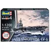 Image de Revell 75824 Kit de démarrage USS Enterprise CV-6 Échelle 1:1200 Maquette en plastique non construit avec accessoires