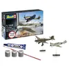 Image de Revell 73770 Kit de démarrage Messerschmitt Bf109E & Ju87B Stuka Échelle 1:144 Kit de maquette en plastique non construit avec accessoires
