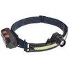 Image de TFA Dostmann Lampe frontale LED Lumatic Head, 43.2038.01, rechargeable, super claire, lampe frontale pour la pêche, le jogging, le bricolage, le camping, résistante aux éclaboussures, noire