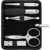 Image de ZWILLING Manucure kit (5 pièces, Étui en cuir de yak, fermeture éclair, avec coupe-ongles compact), Premium, noir