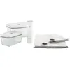 Image de ZWILLING Set complet sous-vide - 7pcs - verre - Pompe + 2 Boîtes rectangulaires M/L -+ 4 sacs