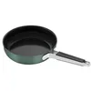 Image de ZWILLING Poêle à frire en céramique pure verte, 24 cm, revêtement antiadhésif, répartition homogène de la chaleur, surface résistante aux rayures, convient pour toutes les plaques de cuisson, facile à