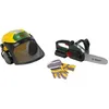 Image de Set bûcheron Bosch - KLEIN - 8197 - Tronçonneuse électronique casque avec visière et gants - Jouet dimitation - Dès 3 ans